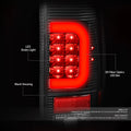 Red LED C-Bar Tail Brake Light Lamps for Ford Super Duty F150 (1999–2007)