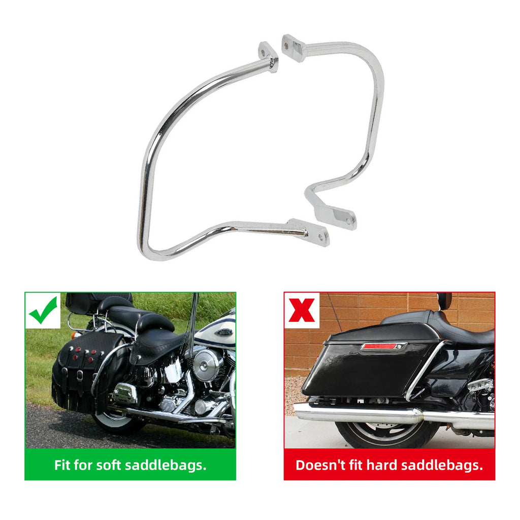 Saddlebags Guard Rail Crash Bar for Harley Softail Heritage Springer (2000–2023)
