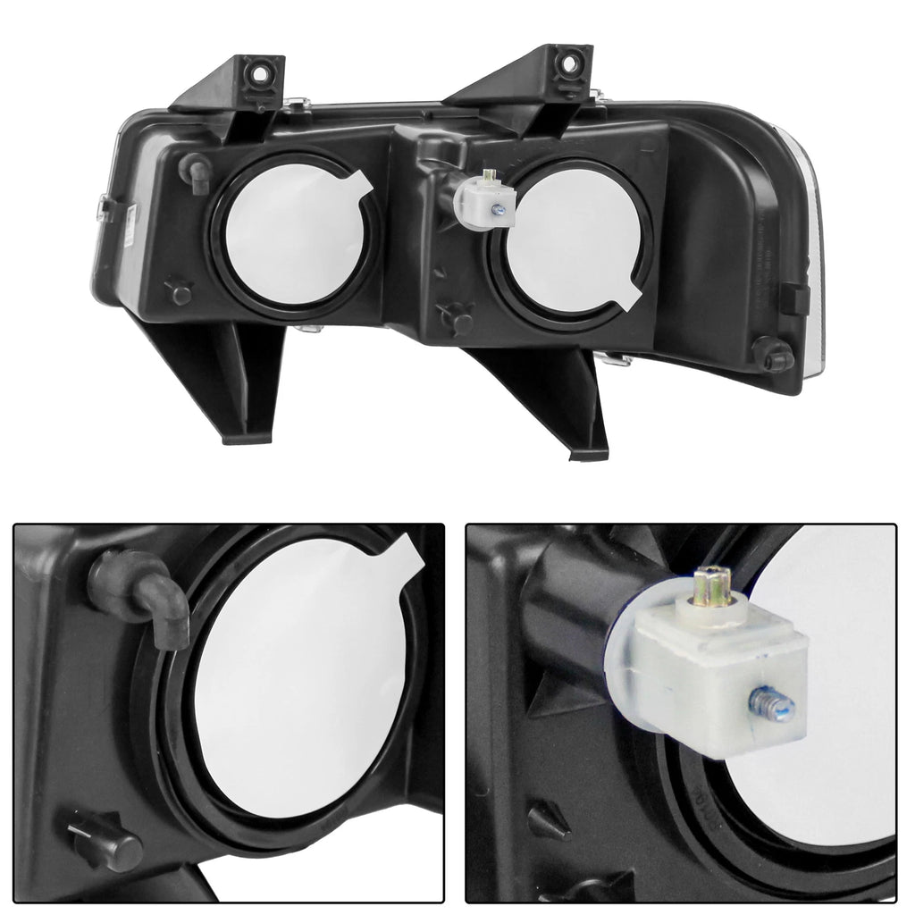 Pair Headlights for Chevrolet Express Savanna 1500 2500 3500 (2003-2023)