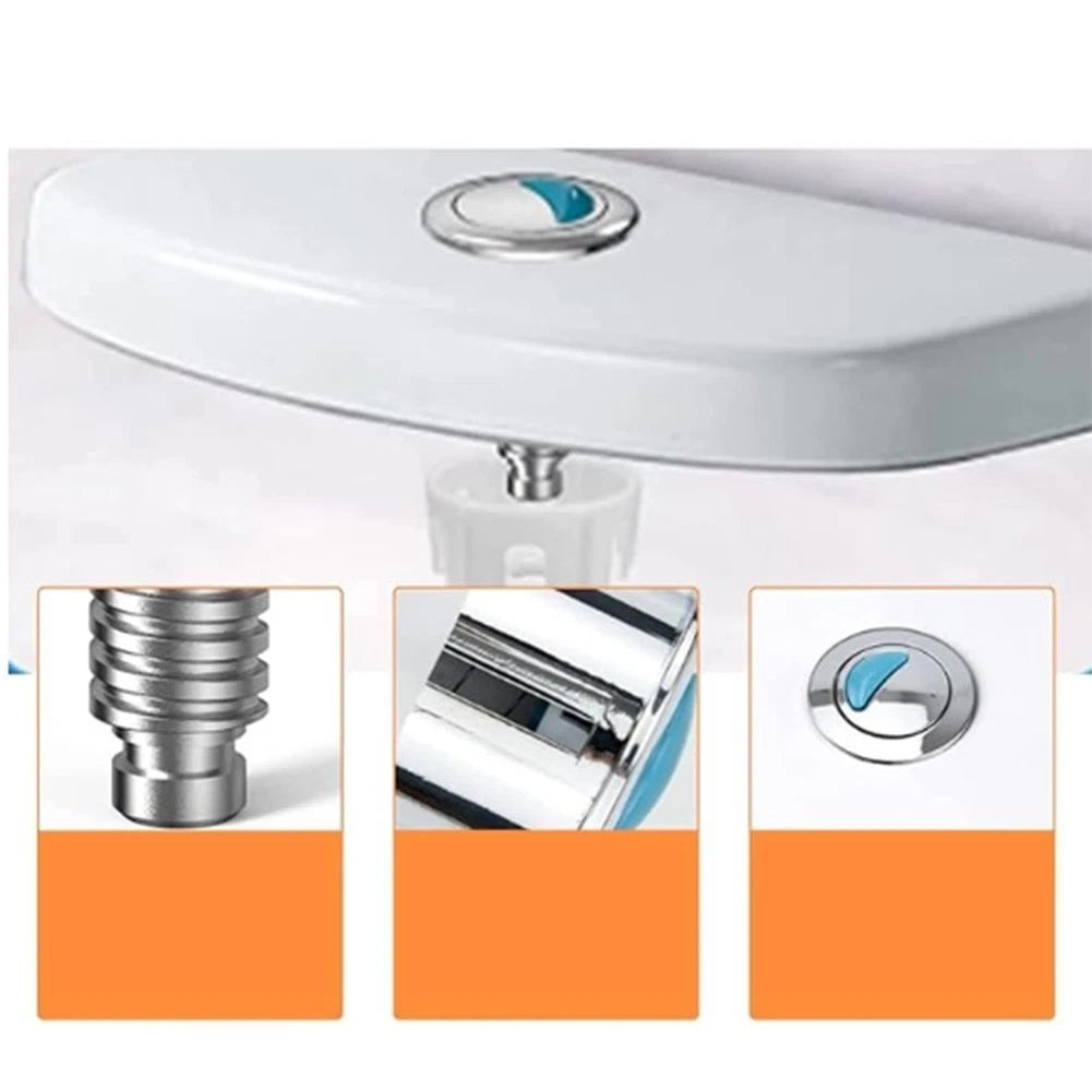 Toilet Flush Valve Button for Standard Toilets (Oval, 2 Inch)