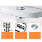 Toilet Flush Valve Button for Standard Toilets (Oval, 2 Inch)