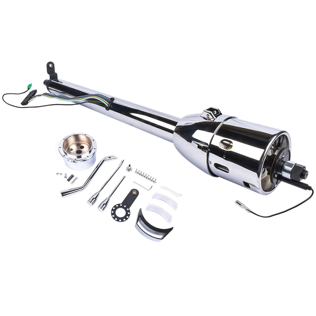 Chrome 30" Tilt Automatic Shift Steering Column for GM Vehicles