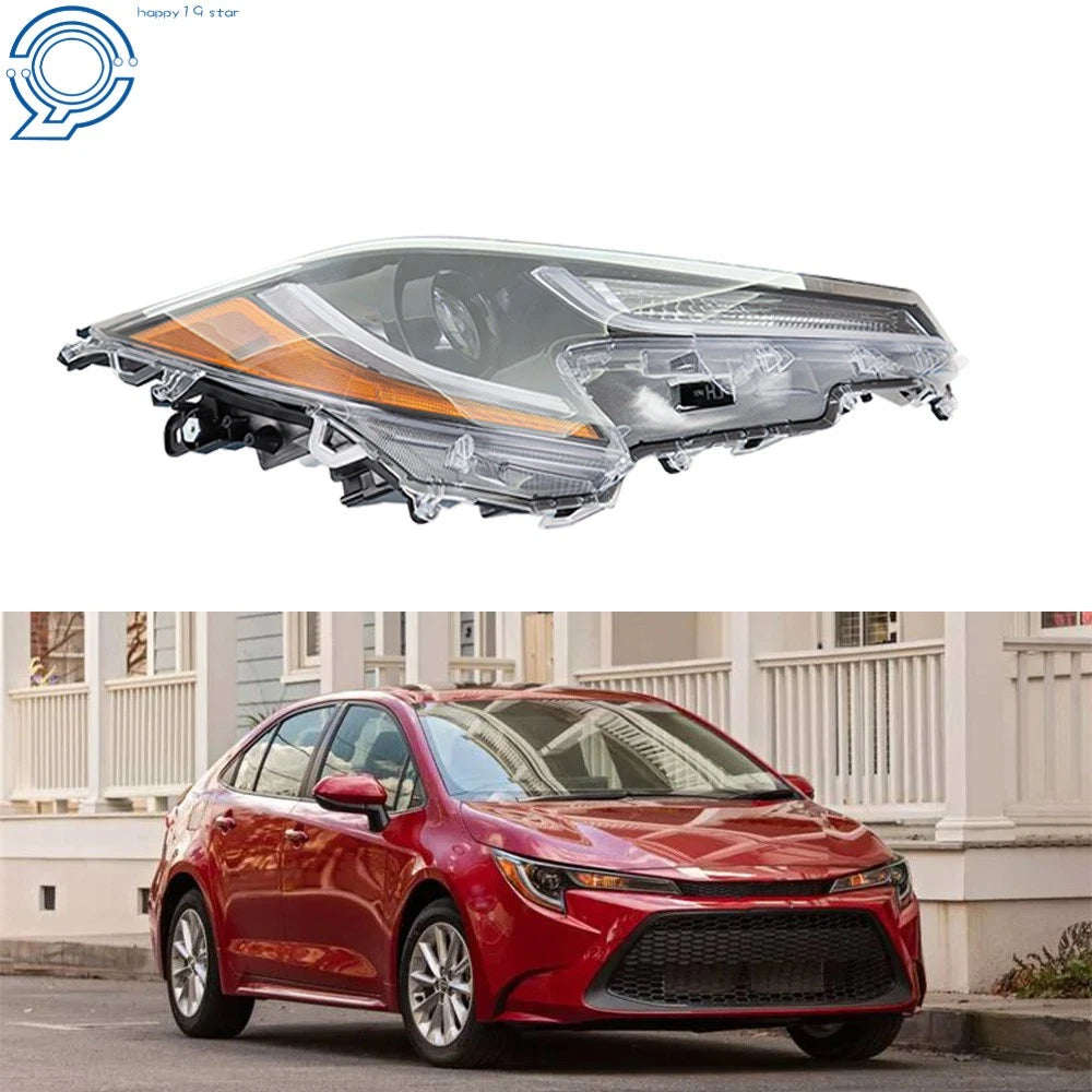 LED Headlight for Toyota Corolla (2020–2021) Black Projector Clear Right