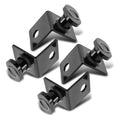 Set of 4 Black Shipping Container Side Twist Lock Accessories