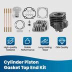 Cylinder Head Piston Gasket Top End Kit for Polaris Scrambler 90 (2001–2003)