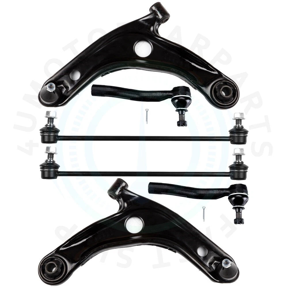 Set of 6 Front Lower Control Arms for Toyota Yaris (2010–2011)