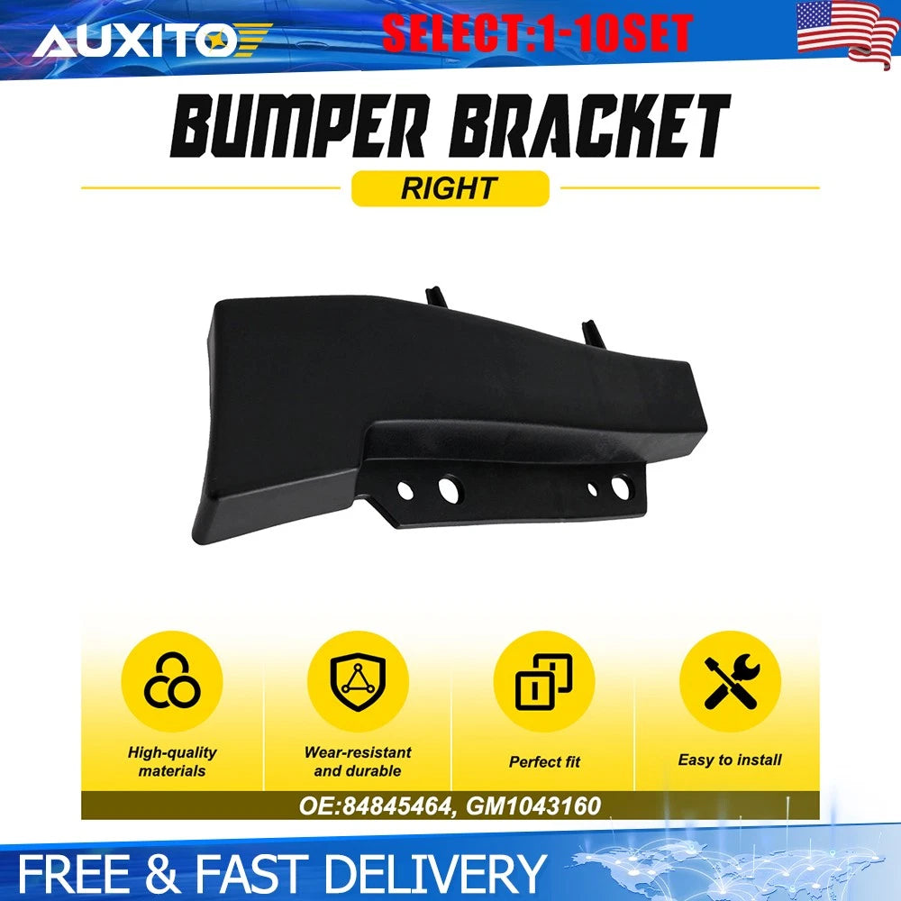 Front Right Bumper Bracket for Colorado (2021–2022) 84845464 GM1043160 Black