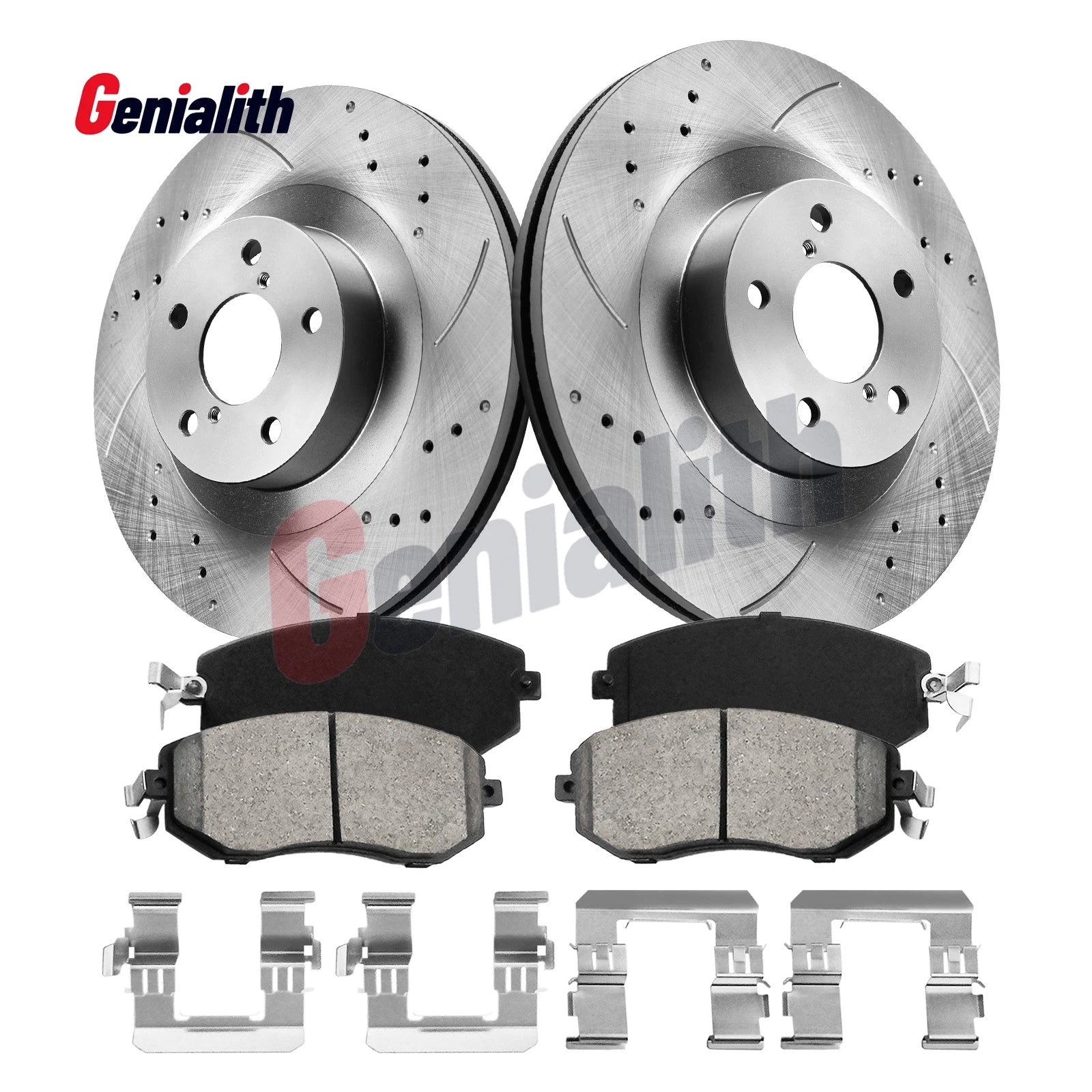Front Disc Rotors Brake Pads Kit for Subaru BRZ (2013–2023) Legacy (2013–2014)