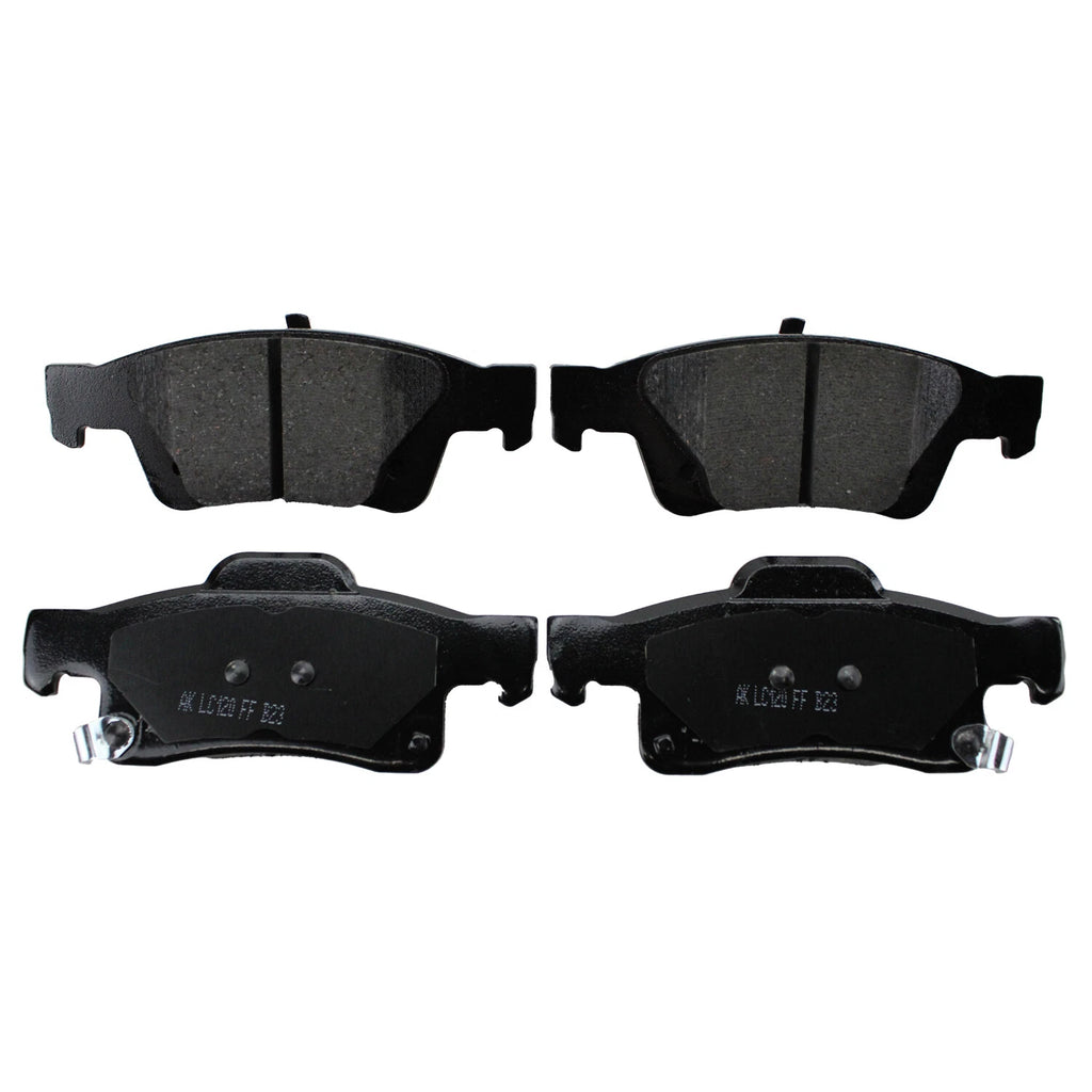 Set of 4 Akebono ProACT Rear Ceramic Brake Pads for Dodge Durango Jeep Grand Cherokee
