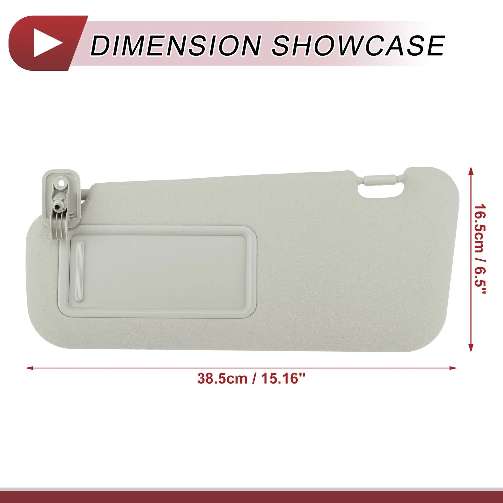 Left Driver Side Sun Visor No.BBM2-69320C-75 for Mazda 3 (2010–2013)
