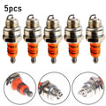 5Pcs BM6A Ceramic Spark Plug for Chainsaw Lawnmower (M7/L7T/CJ8/1560)