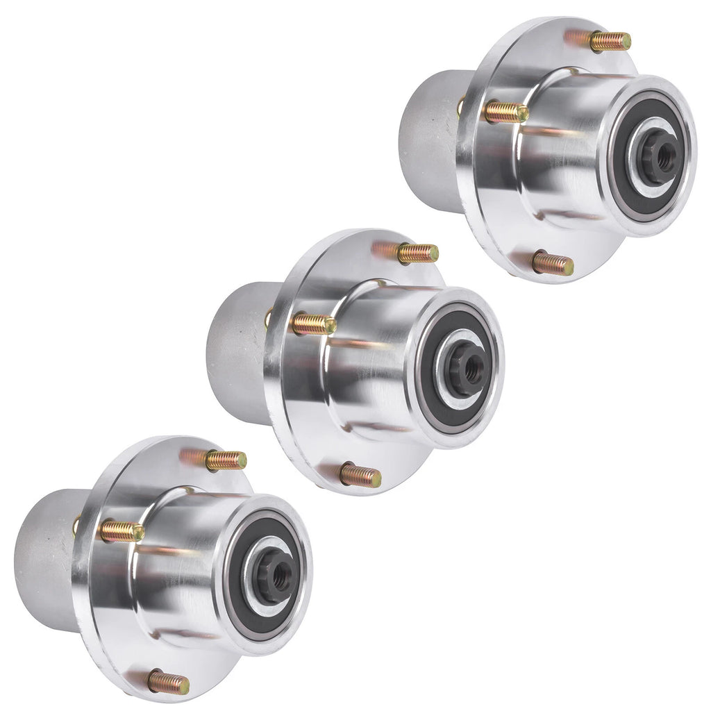 3X Deck Blade Spindle for Hustler Fastrak Raptor SDX SD (48"-60")