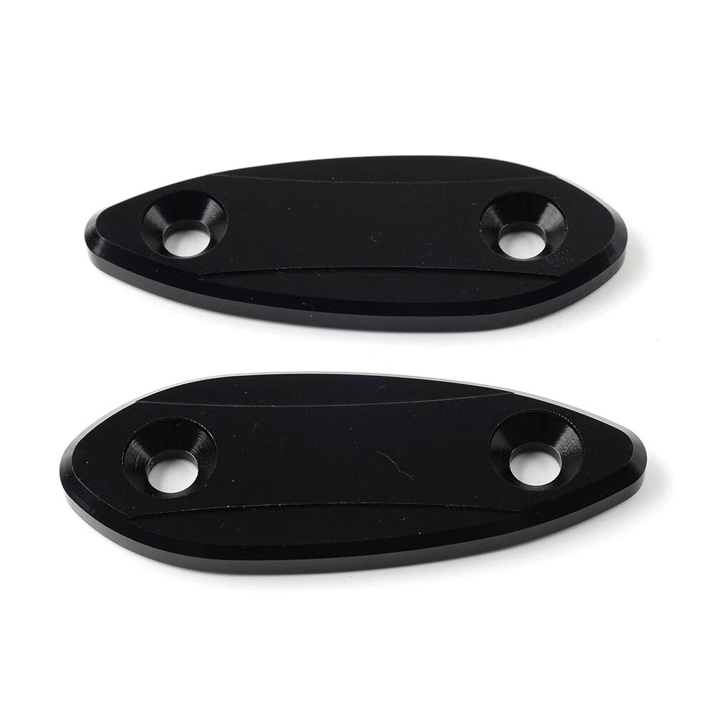 Block Off Base Plates for Kawasaki ZX6R (2009–2012) - Black