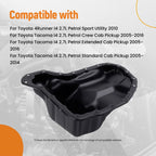 Engine Oil Sump Pan for Toyota 4Runner 2.7L (2005–2016)