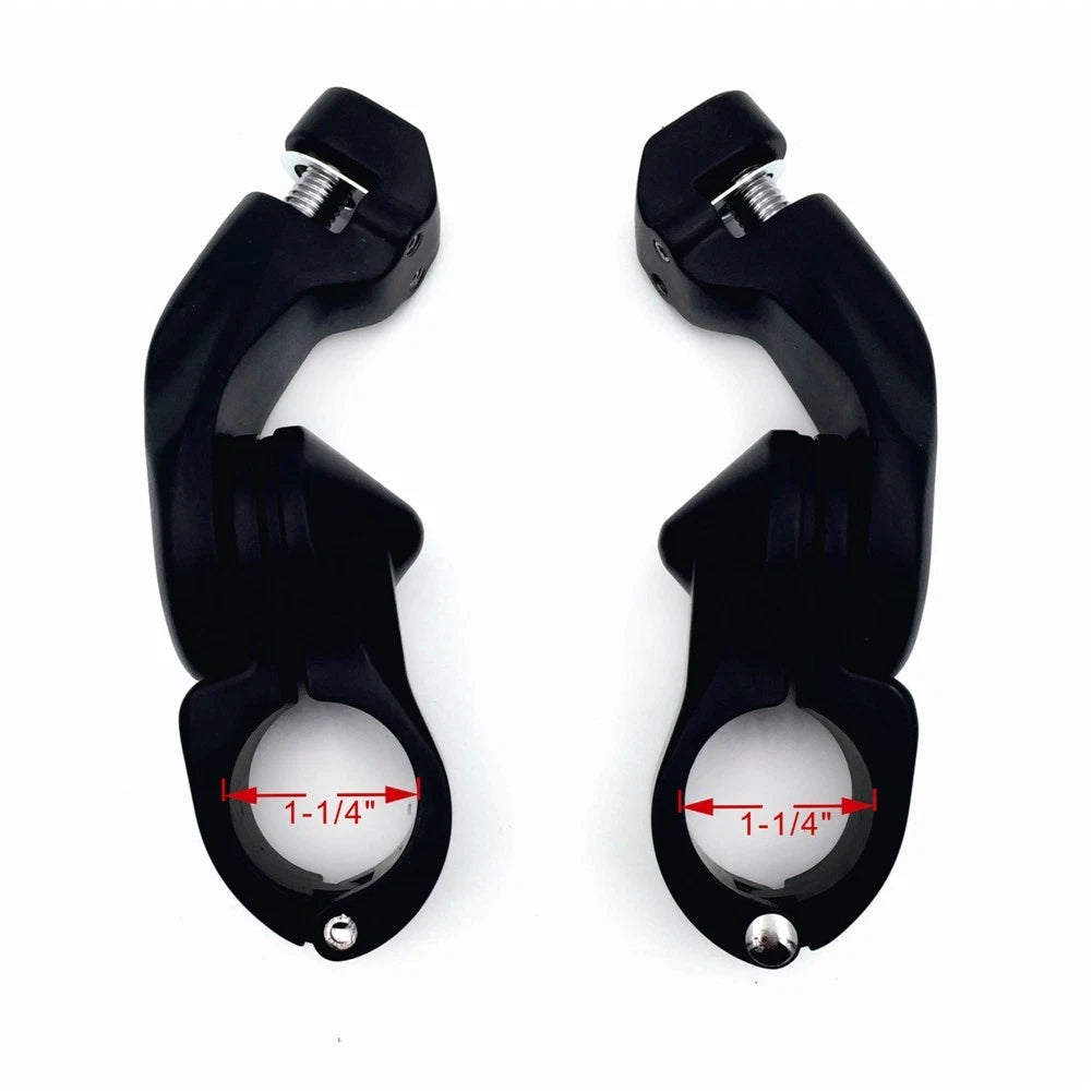 2.5" Short AFoot Peg Mount Kit for Harley Road King/Fat Boy/Iron 883 (2000–2023)