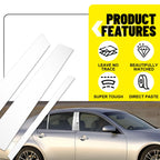 Set of 6 Chrome Window Pillar Posts for Infiniti G35 G37 (2002–2013)