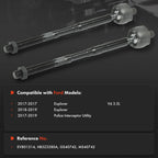2X Front Inner Side Tie Rod Ends for Ford Explorer (2017–2019)