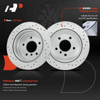 Drilled Brake Rotors for BMW 325xi 2006, 328i/328xi 2007–2013