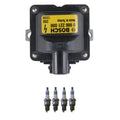 Set of 5 Ignition Coil & Iridium Spark Plug Kit for VW Golf Jetta (124)