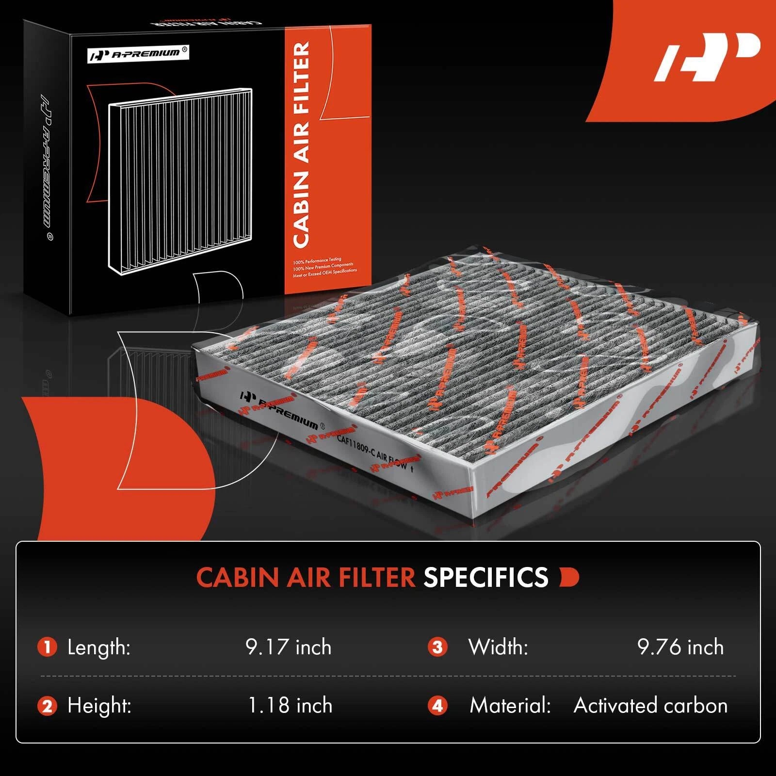 Engine & Activated Carbon Cabin Air Filter for Cadillac Escalade (2002-2023)