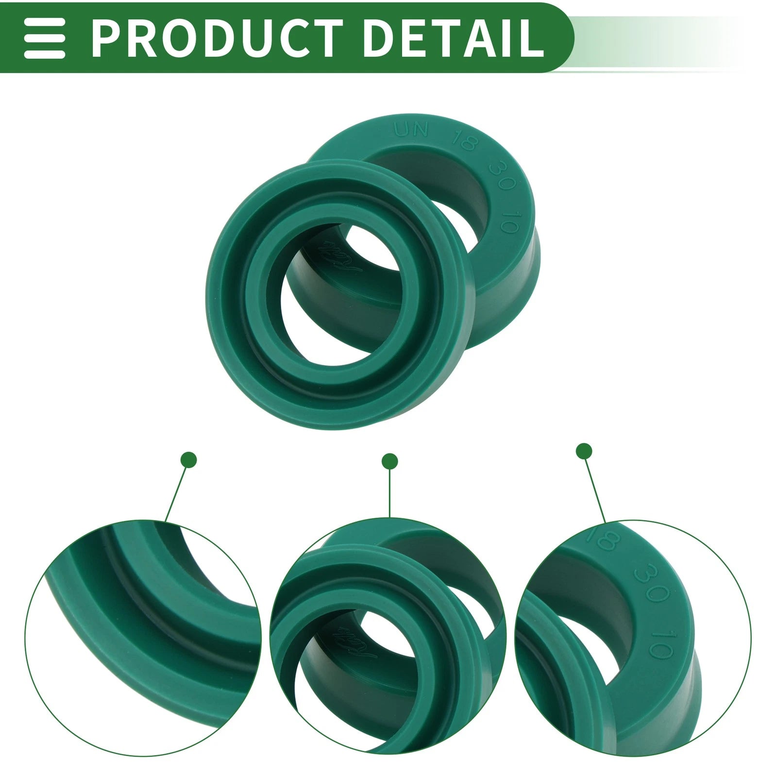 Set of 5 Oil Seal Rotary Shaft Seal 18x30x10mm High Pressure