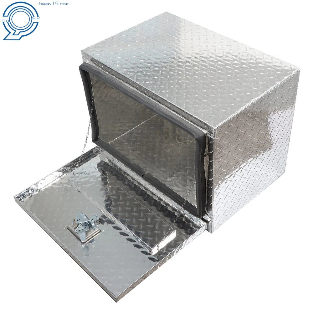Aluminum Truck Bed Tool Box for Trailer Storage (24" x 17" x 18")