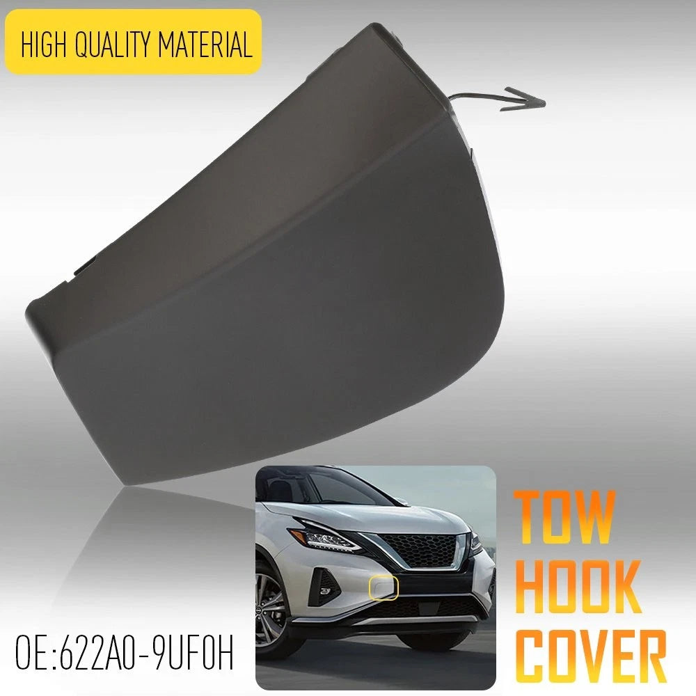 Front Tow Bumper Hook Cover for Nissan Murano (2019–2023) 622A0-9UF0H