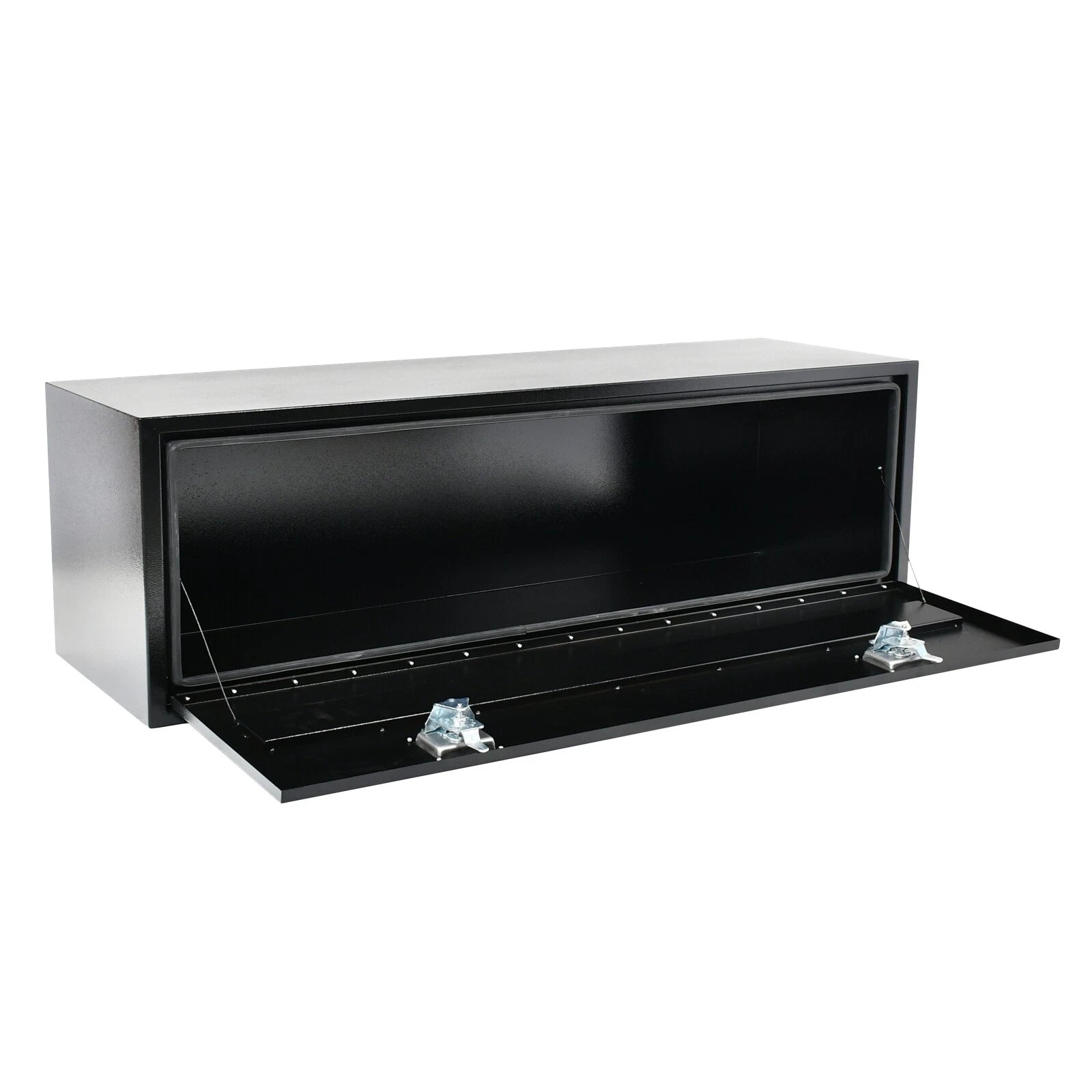 Steel Tool Box for Pickup Truck (60"x18"x18") - Lock & Key, Black