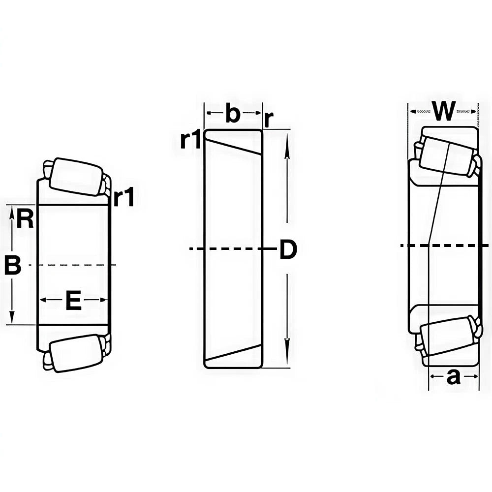 Tapered Cone Bearing for M84548