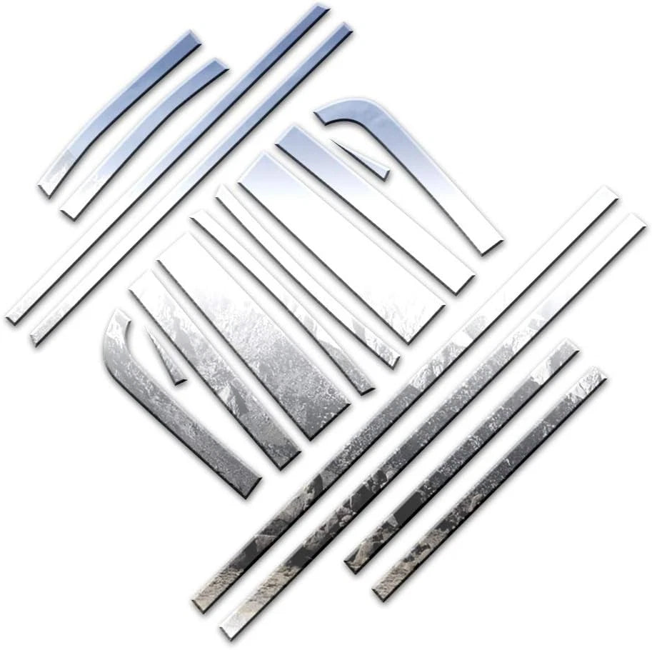 Luxury FX Chrome Window Package with Posts and Sills for Toyota FJ Cruiser (2007–2014)