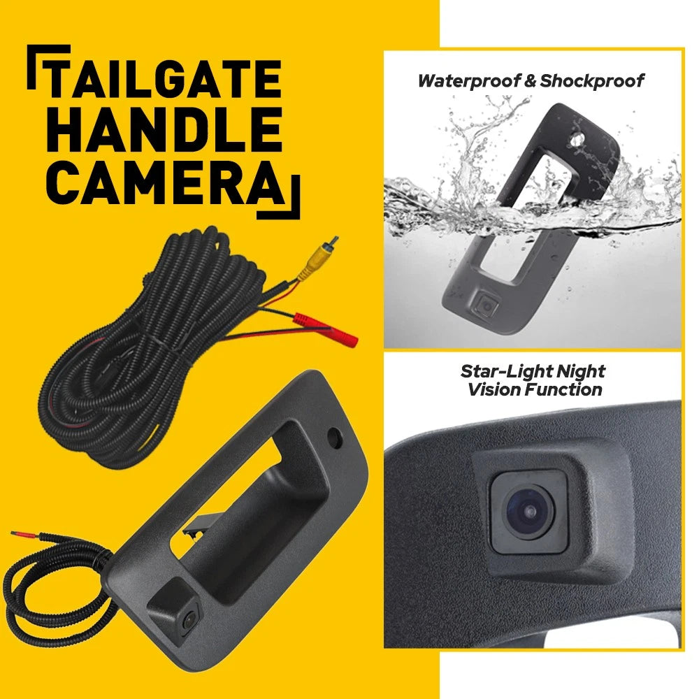 Backup Tailgate Handle Camera for GMC Sierra 1500 2500HD 3500HD (2007–2013) 22755304 V