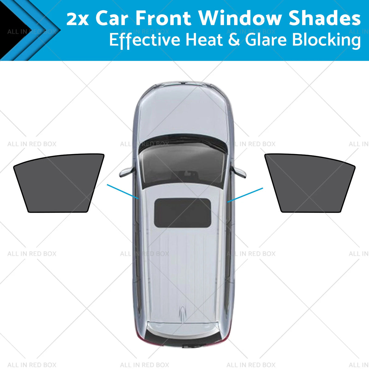 2X Car Window Shades for Mazda 6 Liftback (2007–2012) UV Protection