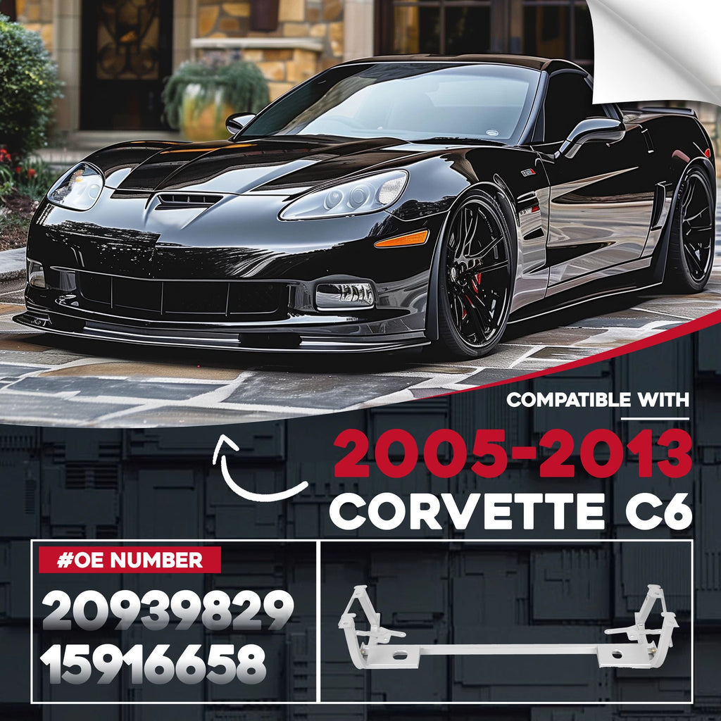 Lower Radiator Core Support Skid Bar Plate for Chevy Corvette C6 (2005-2013)