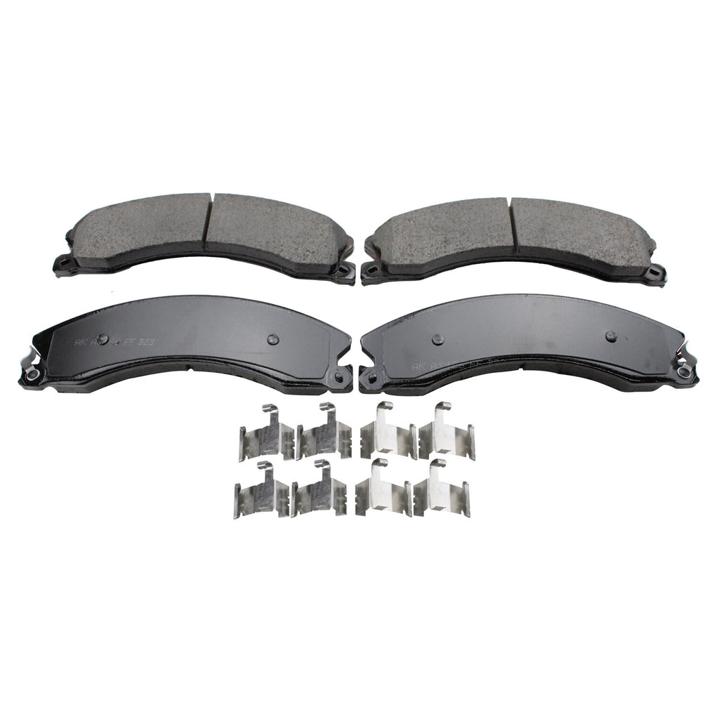 Set of 4 Akebono ProACT Ceramic Disc Brake Pads for Chevrolet GMC Nissan (ACT1411)