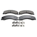 Set of 4 Akebono ProACT Ceramic Disc Brake Pads for Chevrolet GMC Nissan (ACT1411)