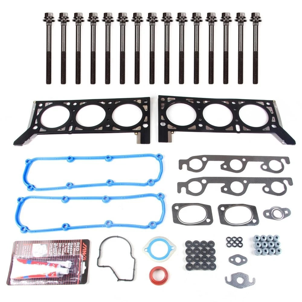 Set of 10 Cylinder Head Gasket Bolts for Dodge Grand Caravan (2004–2007)