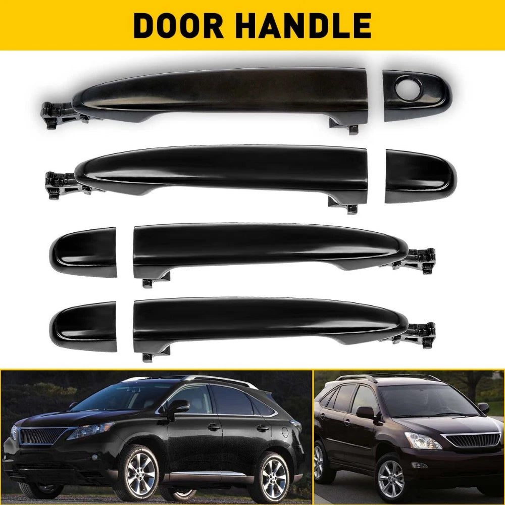 Set of 4 Exterior Door Handles for Toyota Camry (2007–2011) Tacoma (2005–2012)