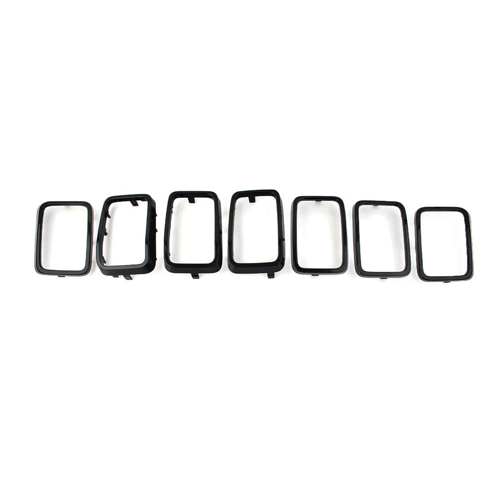 Set of 7 Front Grille Insert Ring Cover Trim for Jeep Grand Cherokee (2017–2021)