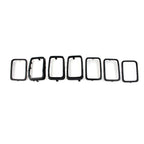 Set of 7 Front Grille Insert Ring Cover Trim for Jeep Grand Cherokee (2017–2021)