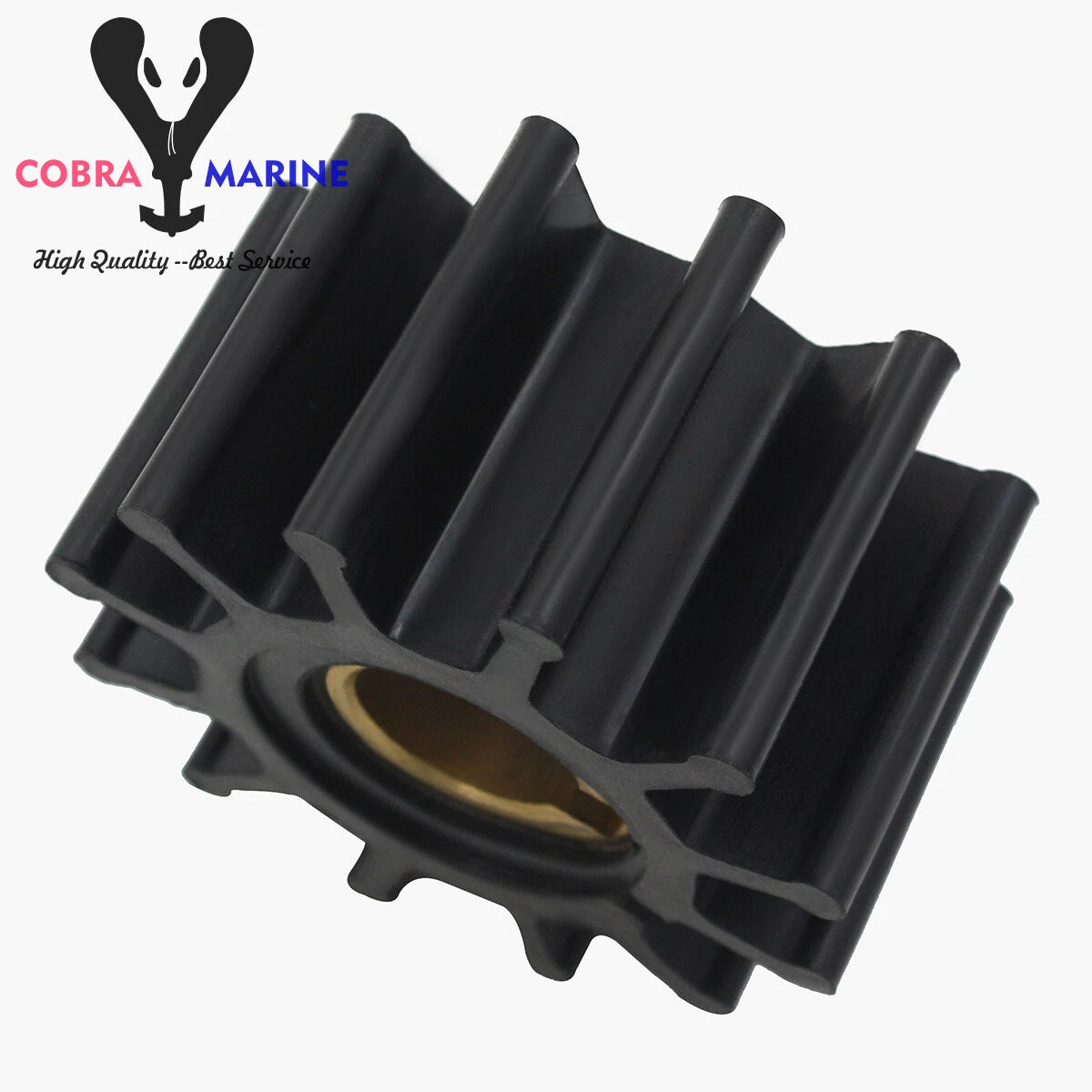 Water Pump Impeller for Jabsco 4568-0001, Johnson 09-801B, Volvo 875575