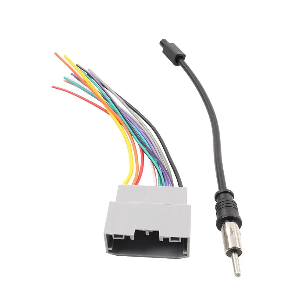 Car Stereo Radio Cable Adapter Wire Harness Antenna for Jeep Dodge