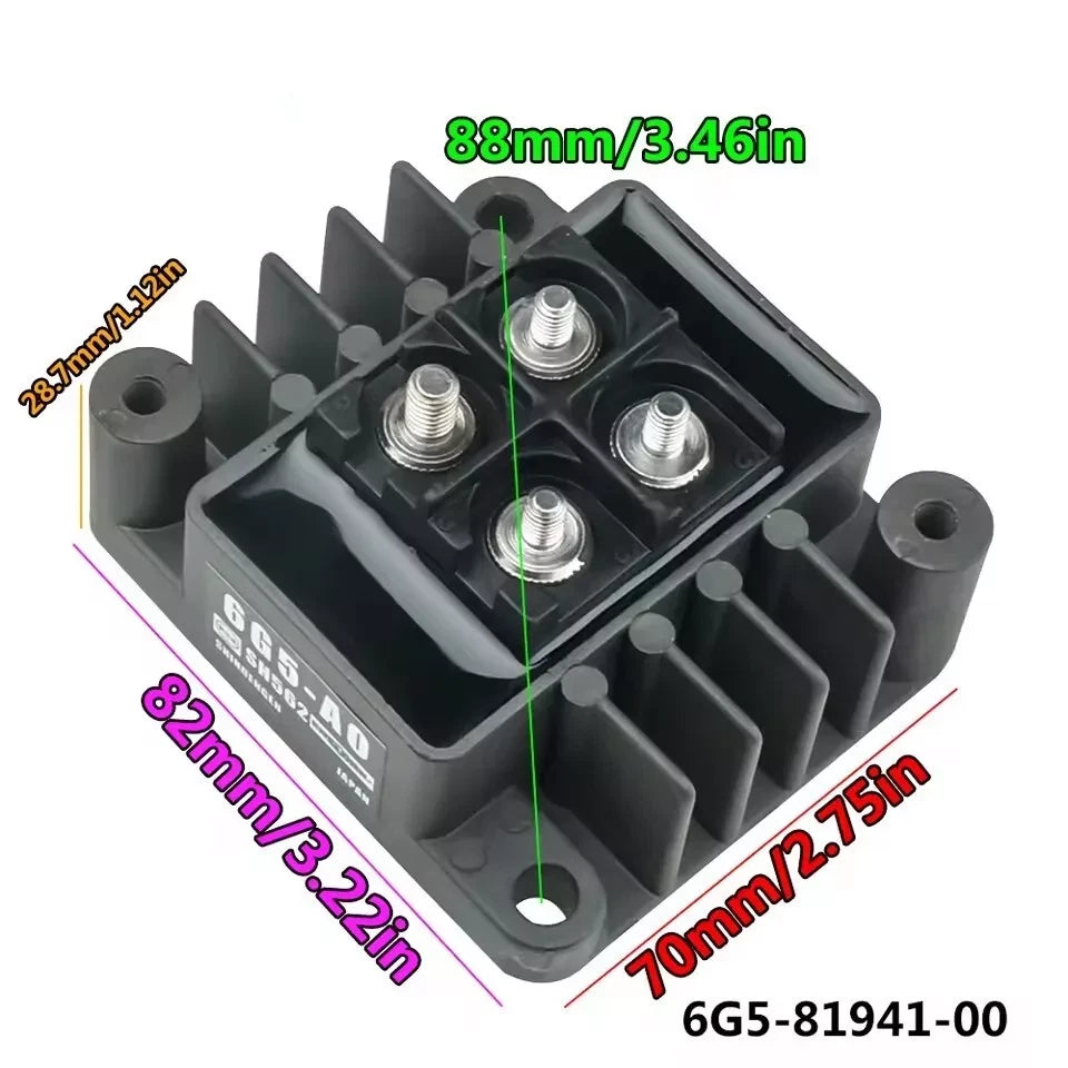 Rectifier Regulator Assy for Yamaha 75HP 100HP 150HP 200HP 225HP (1986-UP) 6G5-81960-A0
