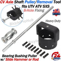 3.7-in ATV CV Axle Removal Tool with Slide Hammer Rod for UTV