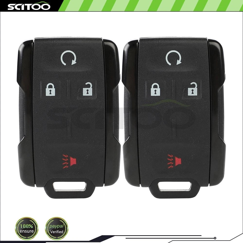 2X Keyless Entry Remote Fob for GMC Sierra (2015–2019) 4 Buttons