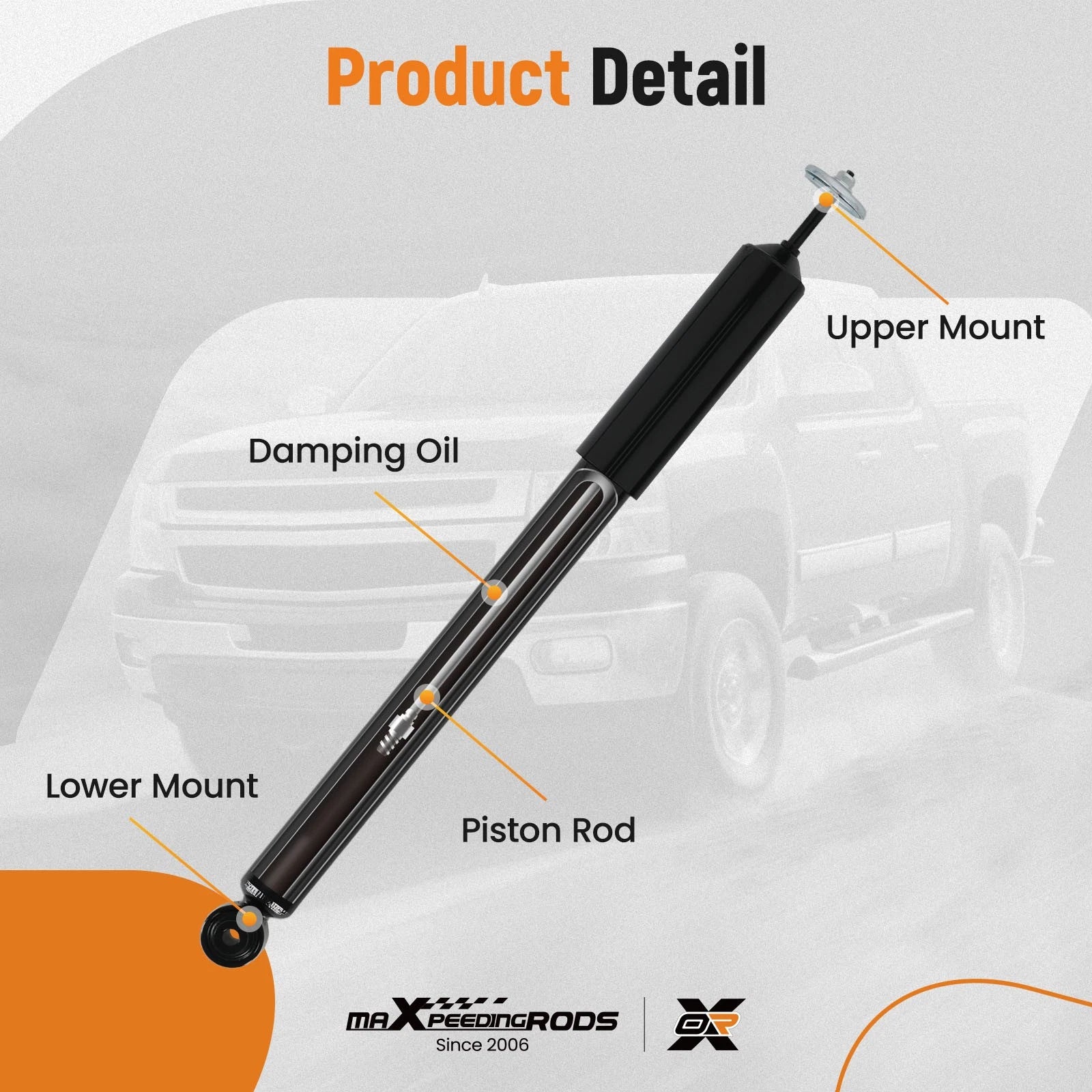 Rear Shock Absorber Assembly for Dodge Charger (2006–2023) 5797