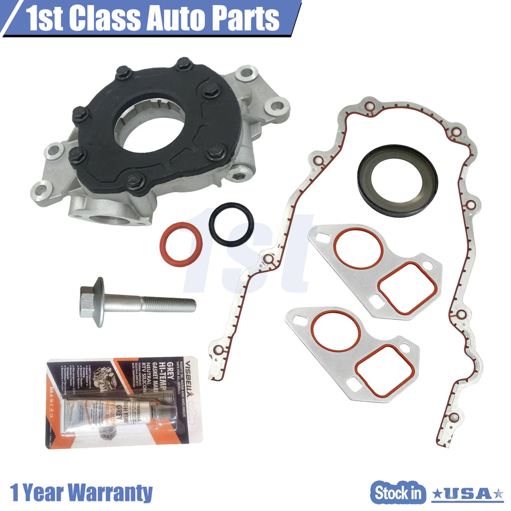 Oil Pump & Gasket Set for Chevrolet 4.8L 5.3L 6.0L LS1 LS2 LS3 (2000–2019)
