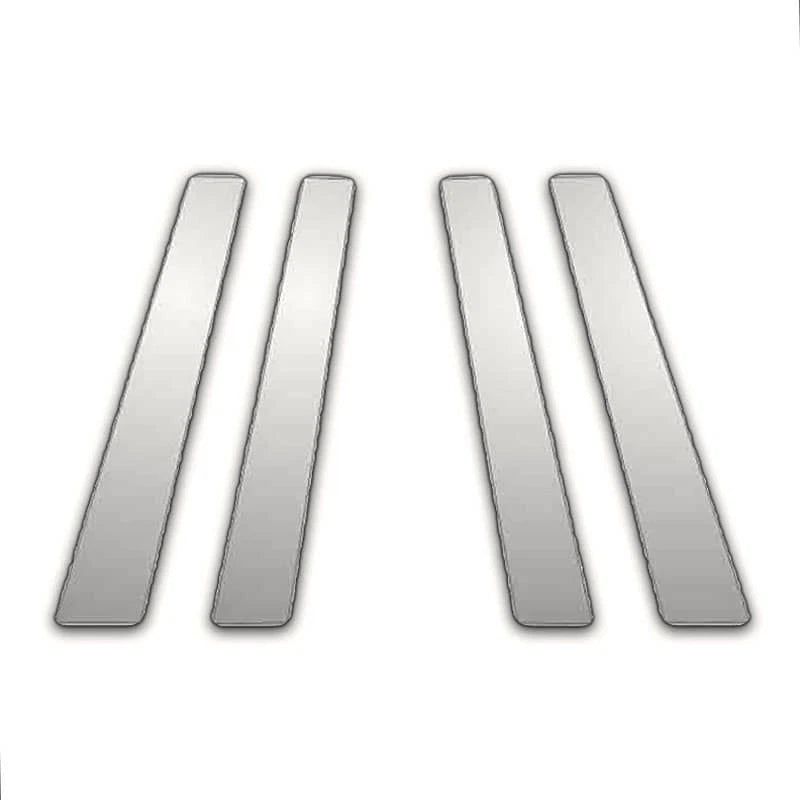 Chrome Pillar Post Covers 4 Piece for Mazda Protege (2000–2003)