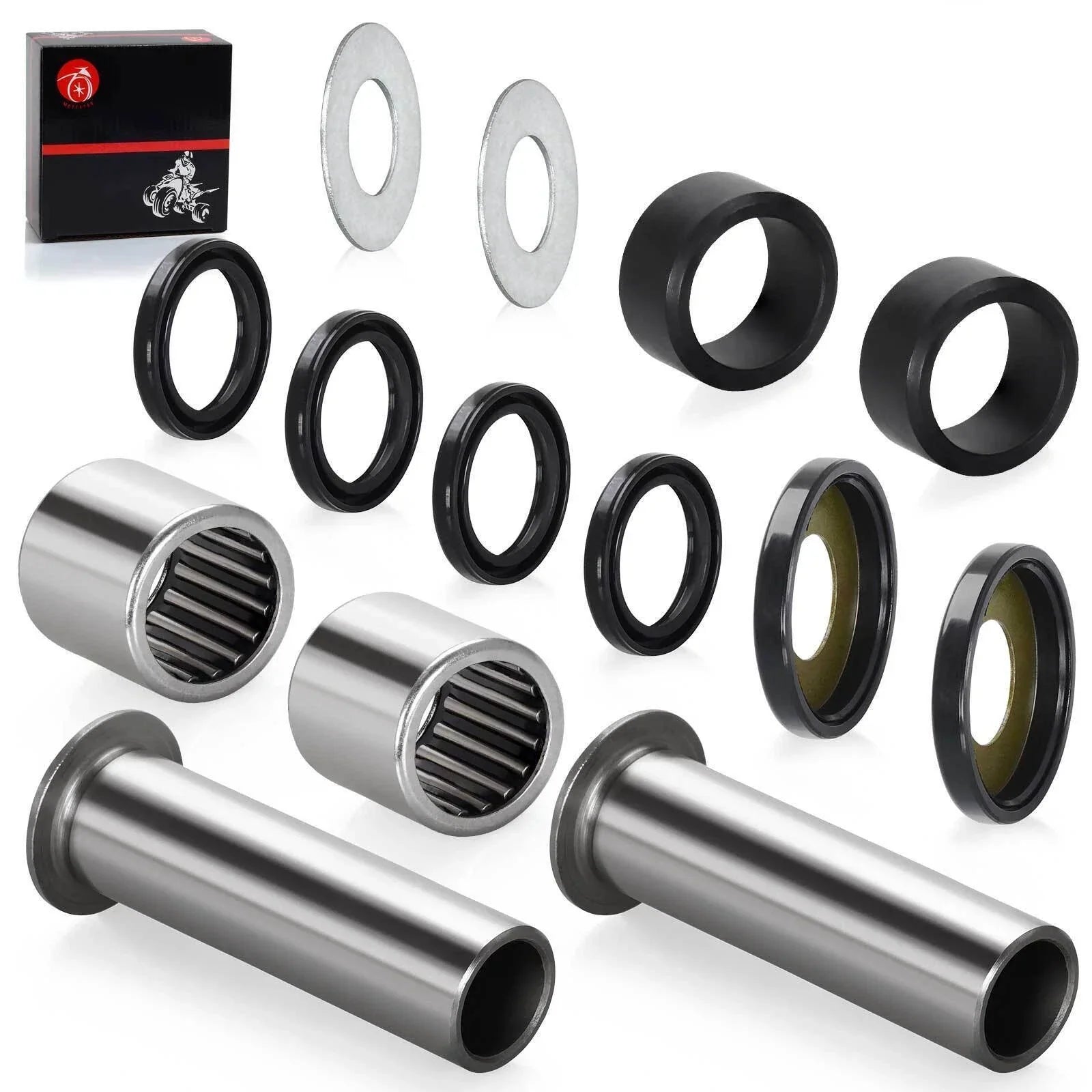 Rear Swing Arm Bearing Seal Bushing Rebuild Kit for Kawasaki KFX400 (2003–2006)