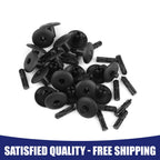 Set of 20 Plastic Rivet Fender Bumper Push-Type Fastener Clips for Audi