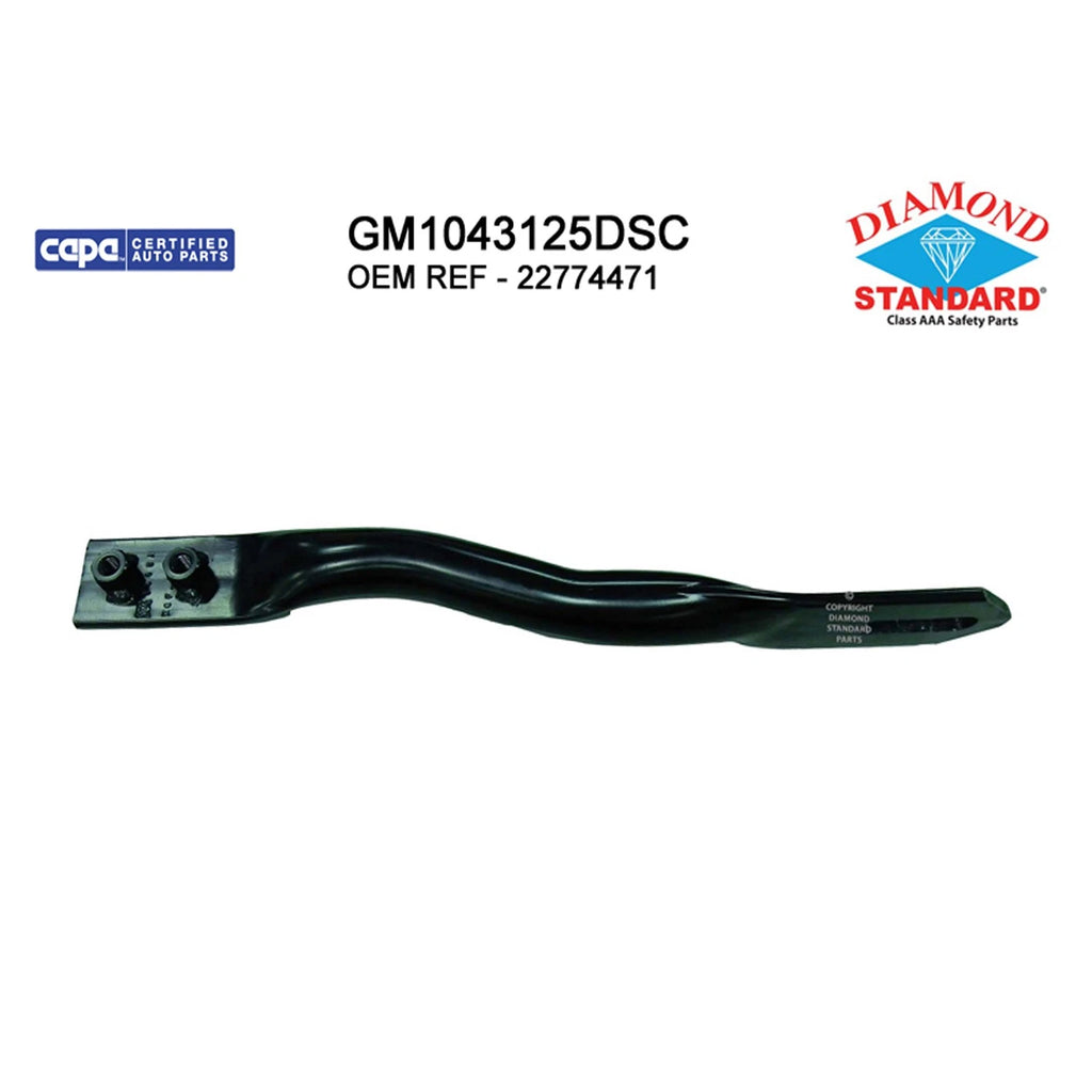 Replacement Steel Front Passenger Side Outer Bumper Face Bar Brace for Toyota